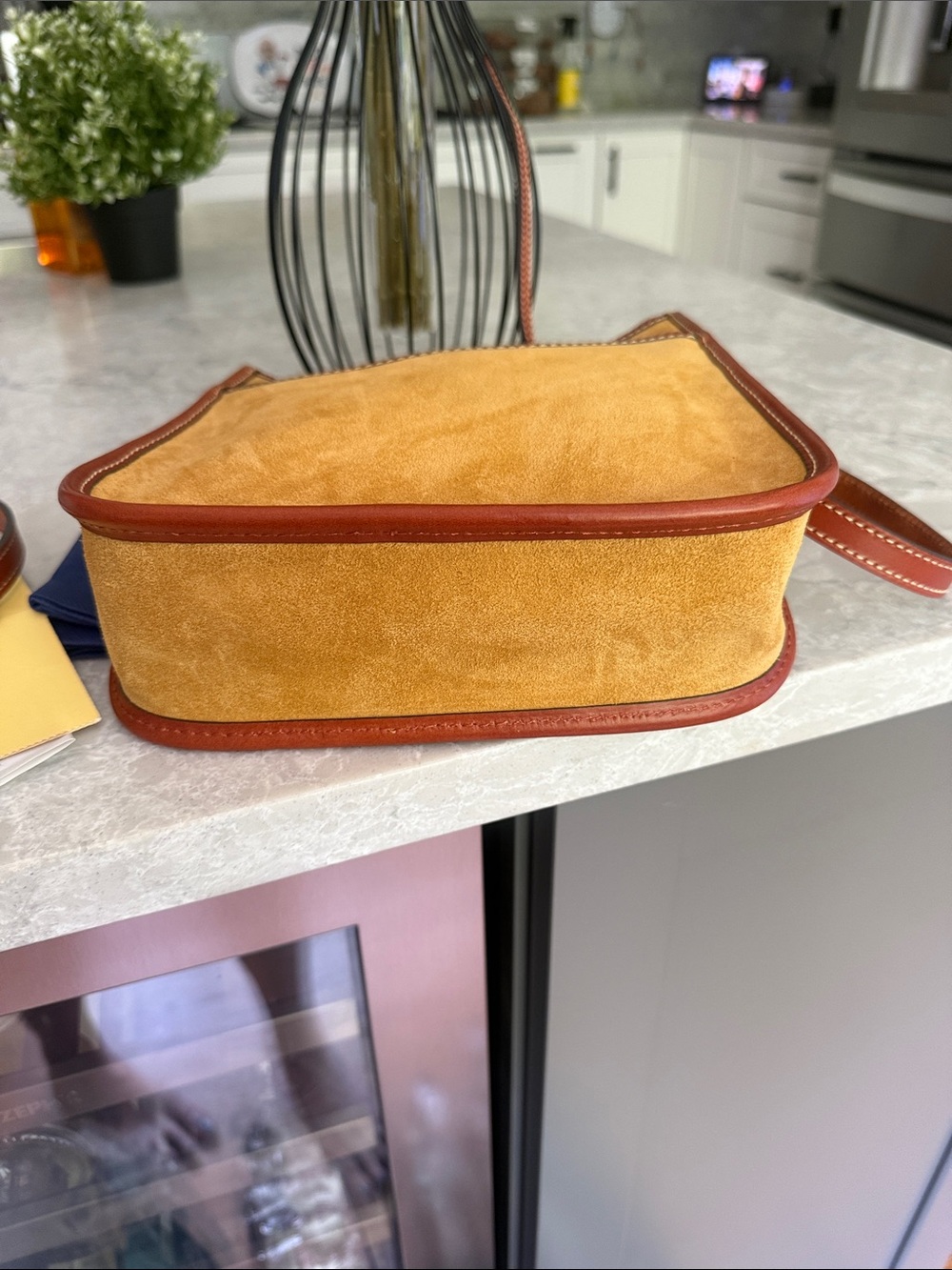 Dooney & Bourke Suede Messenger Crossbody - Picture 6 of 9